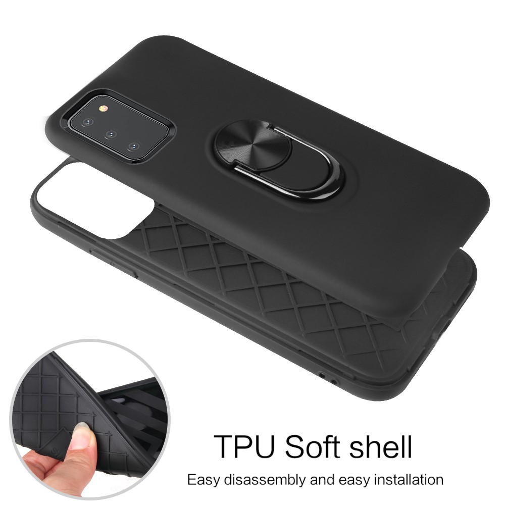  Samsung Galaxy A03s Skal Hybrid Ring Roséguld