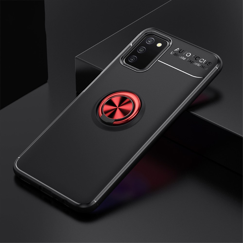  Samsung Galaxy A03s Skal Ring Svart/Röd