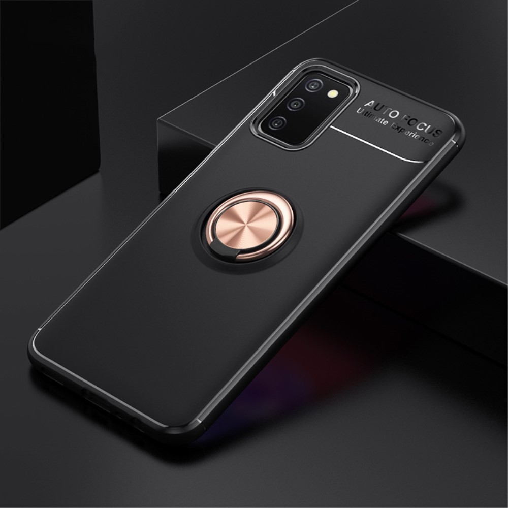  Samsung Galaxy A03s Skal Ring Svart/Roséguld