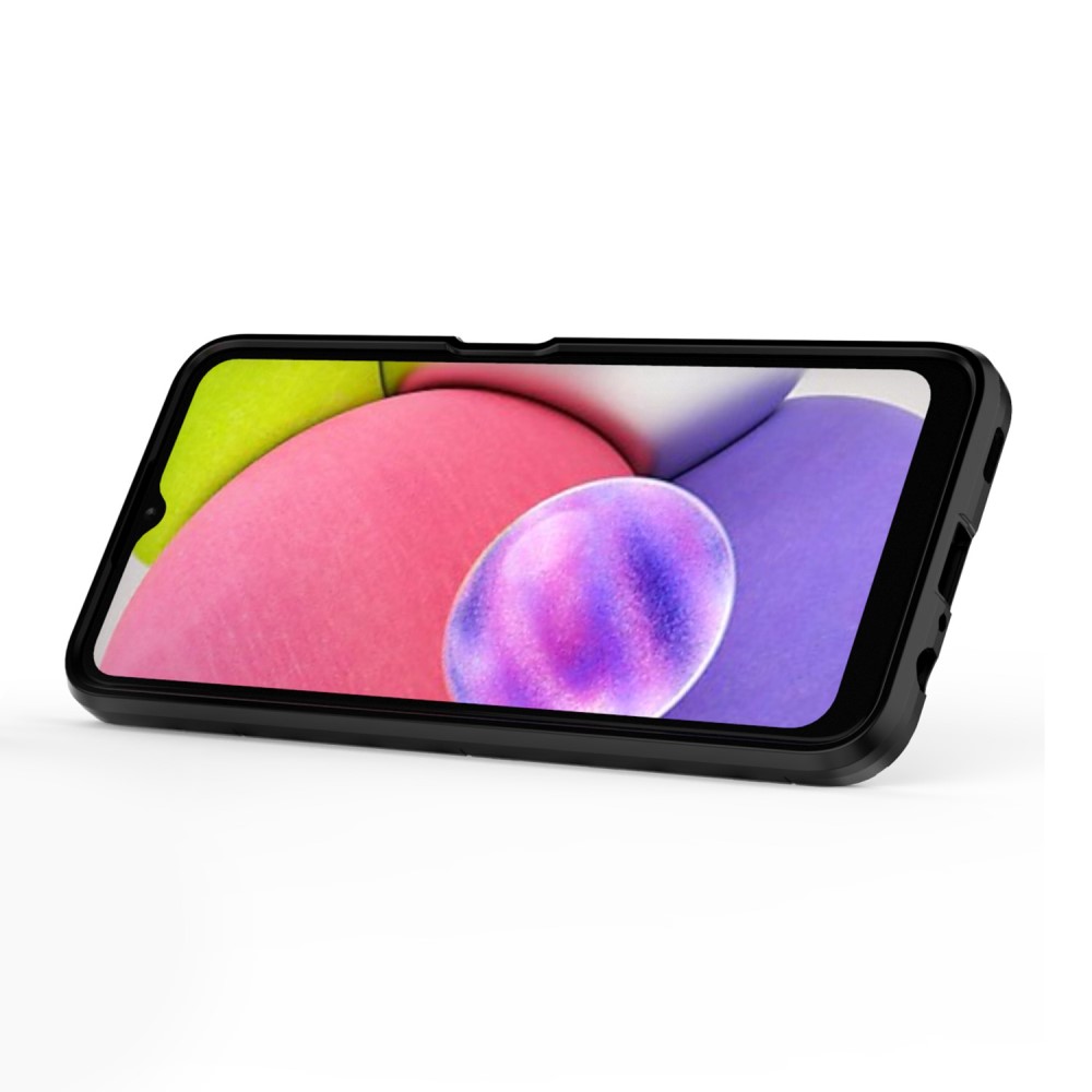  Samsung Galaxy A03s Skal Hybrid Ring Svart