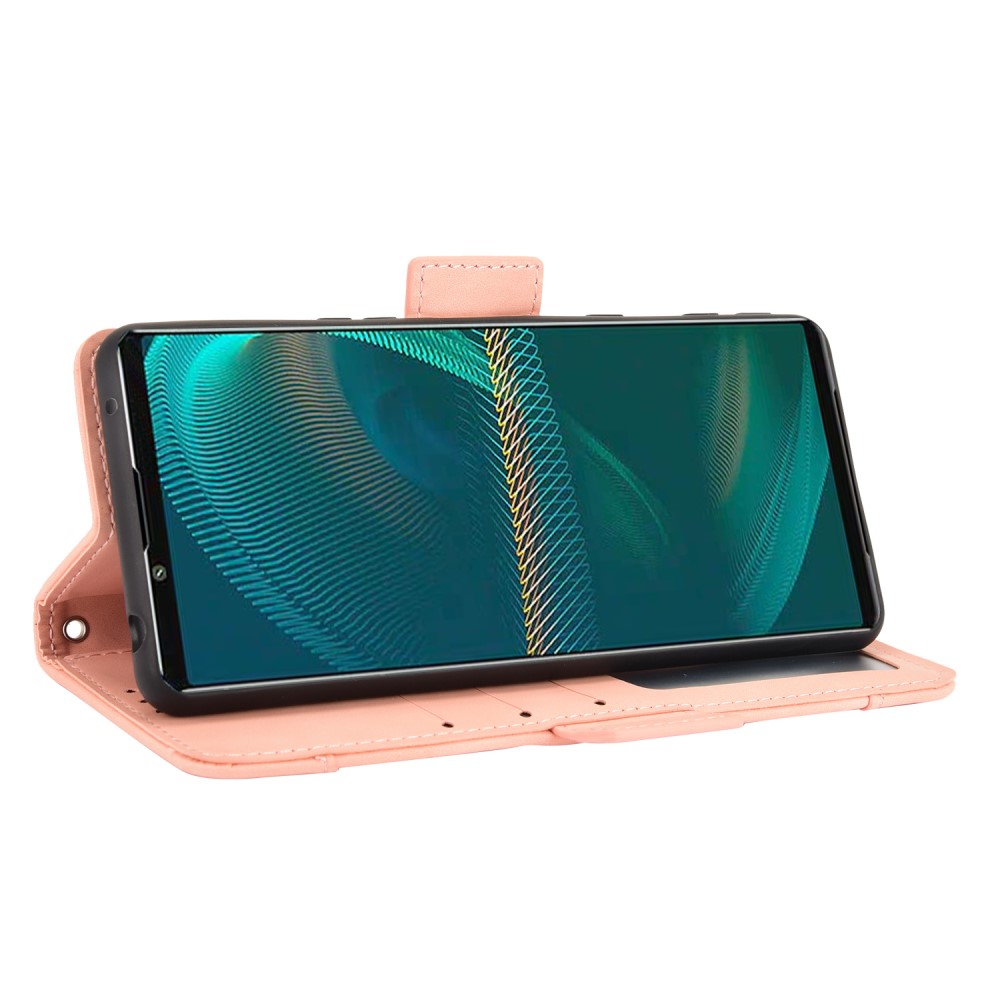  Sony Xperia 5 III Fodral Avtagbart Kortfodral Ljus Rosa