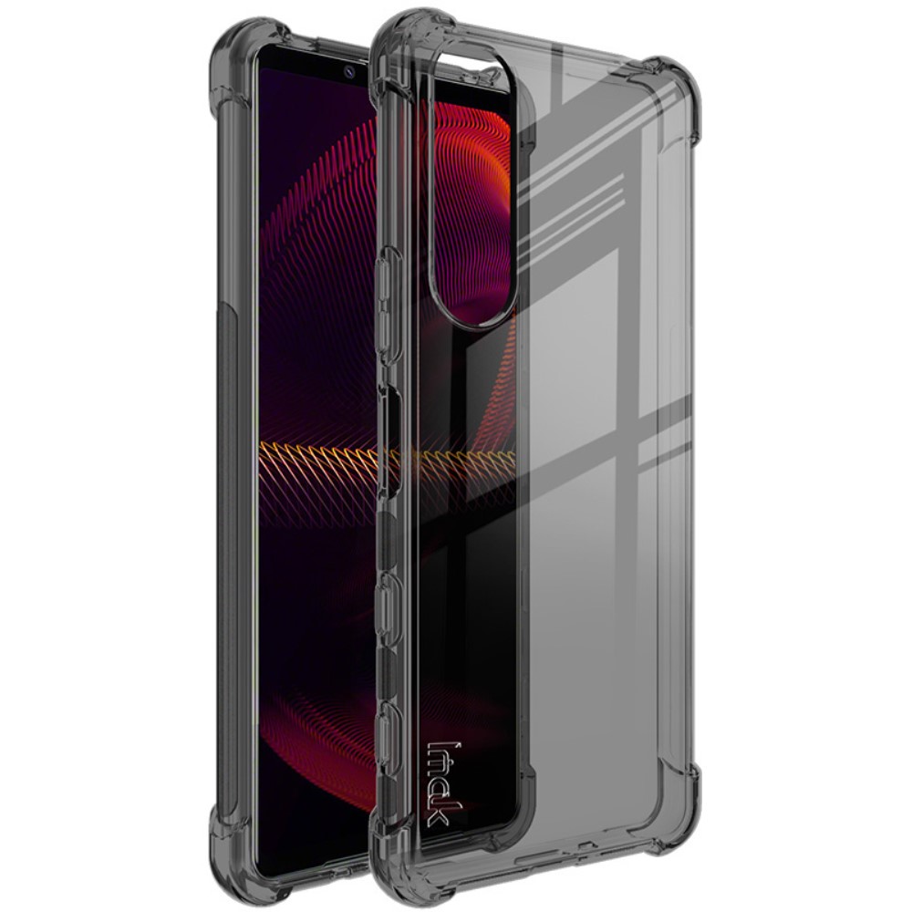 IMAK IMAK Sony Xperia 5 III Skal Shockproof TPU + Skärmskydd Tonad Svart