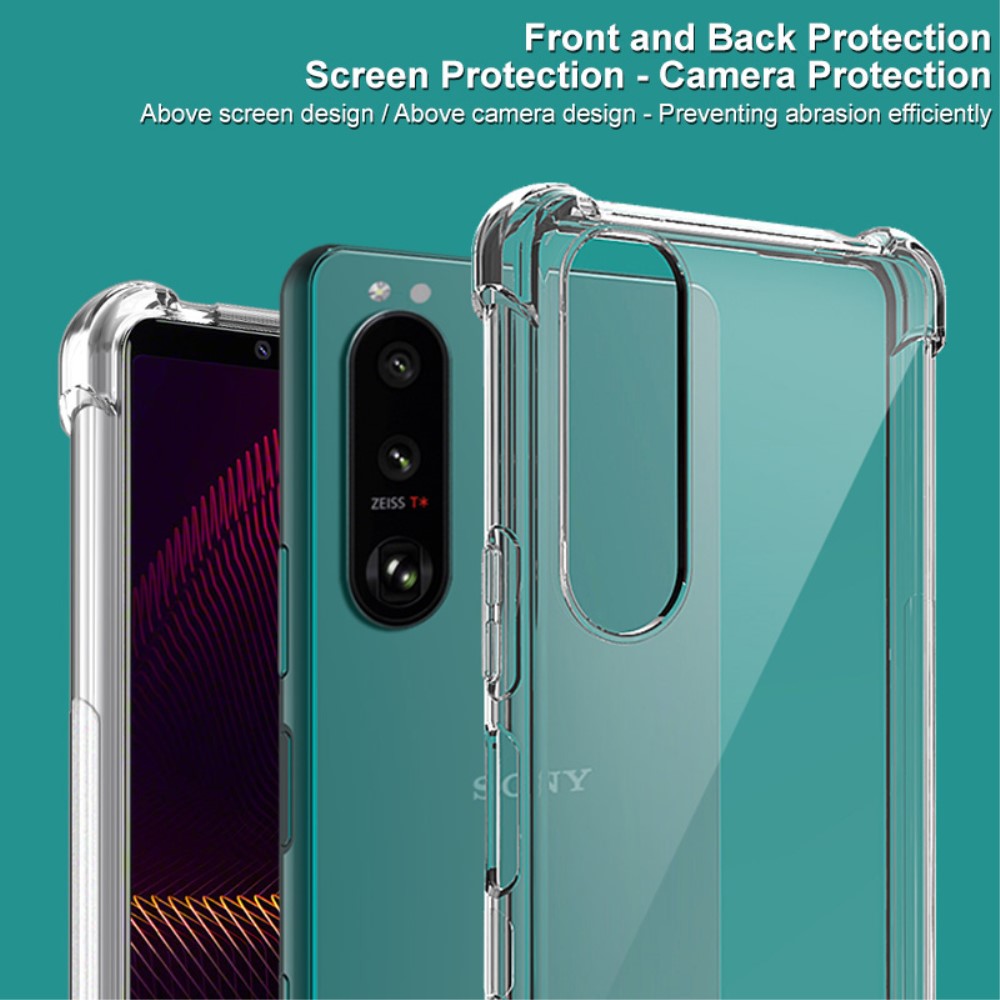 IMAK IMAK Sony Xperia 5 III Skal Shockproof TPU + Skärmskydd Transparent