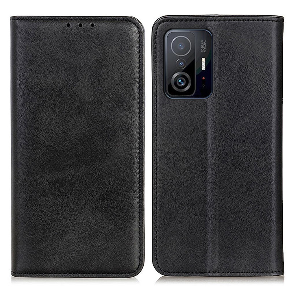  Xiaomi 11T / 11T Pro Fodral Flip Split Läder Svart