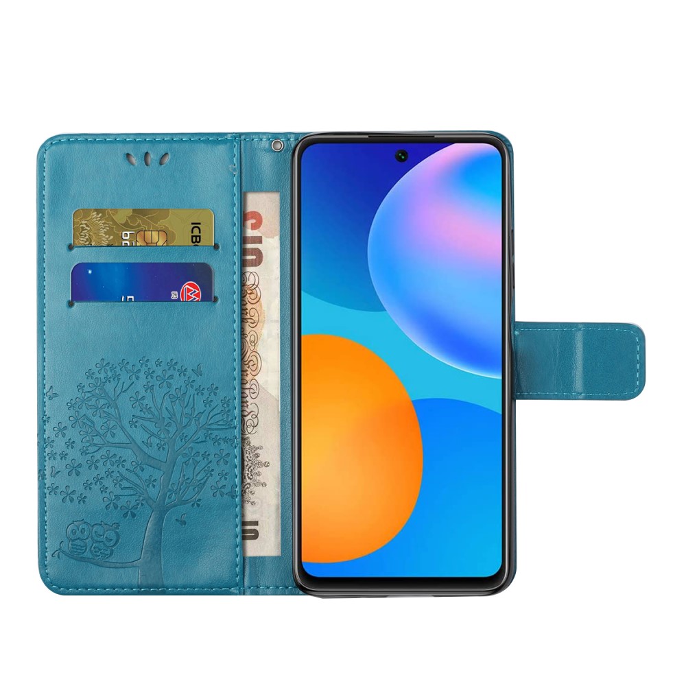  Xiaomi 11T / 11T Pro Fodral Tryckt Läder Blå