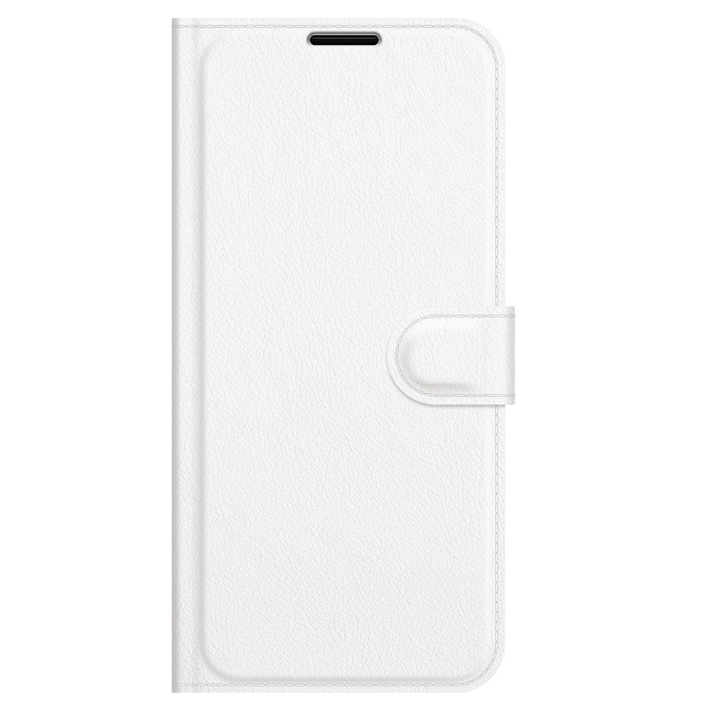  Samsung Galaxy A03s Fodral Litchi Läder Vit