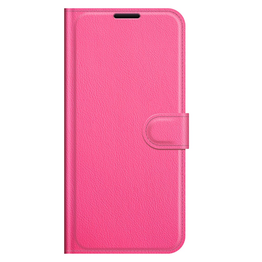  Samsung Galaxy A03s Fodral Litchi Läder Rosa