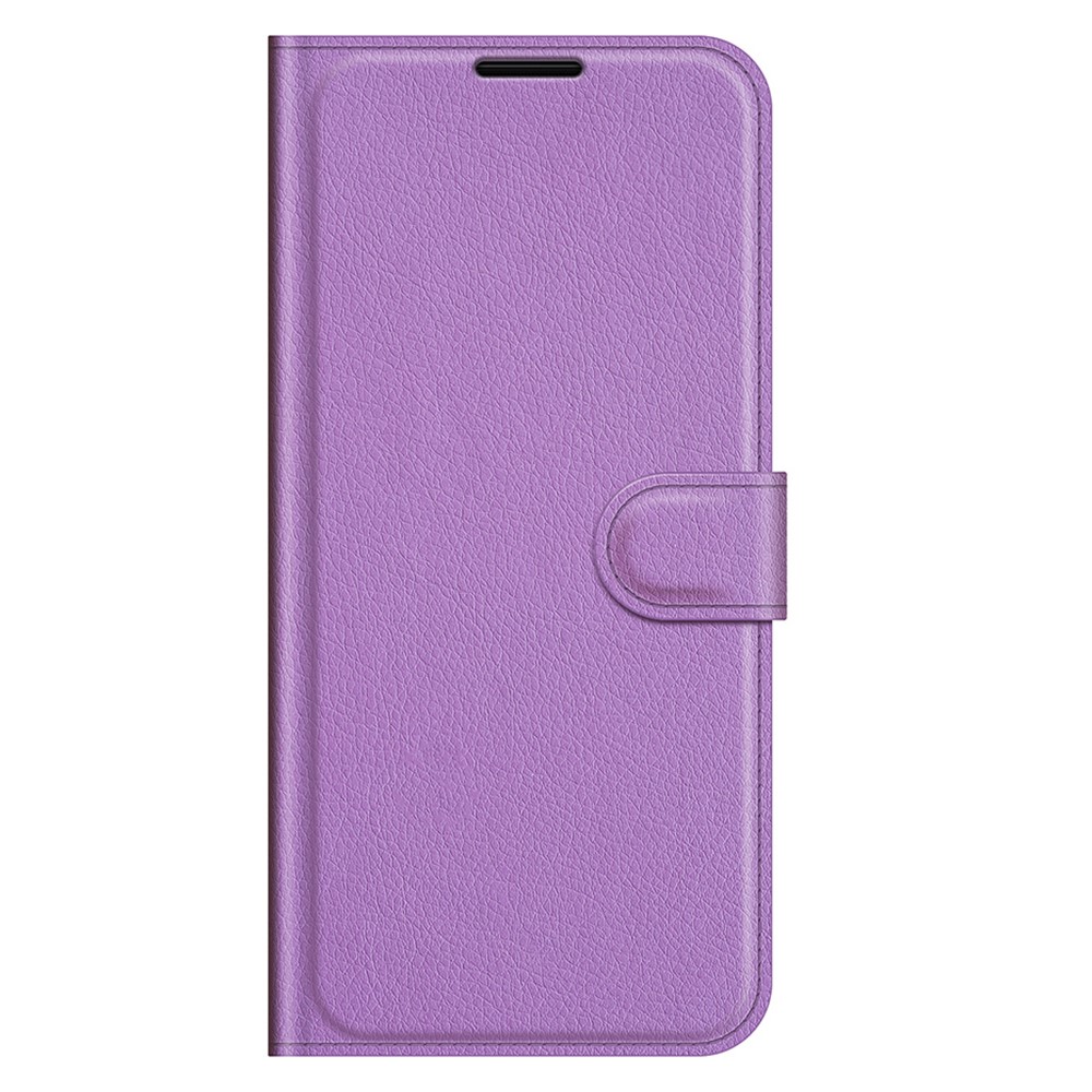  Samsung Galaxy A03s Fodral Litchi Läder Lila