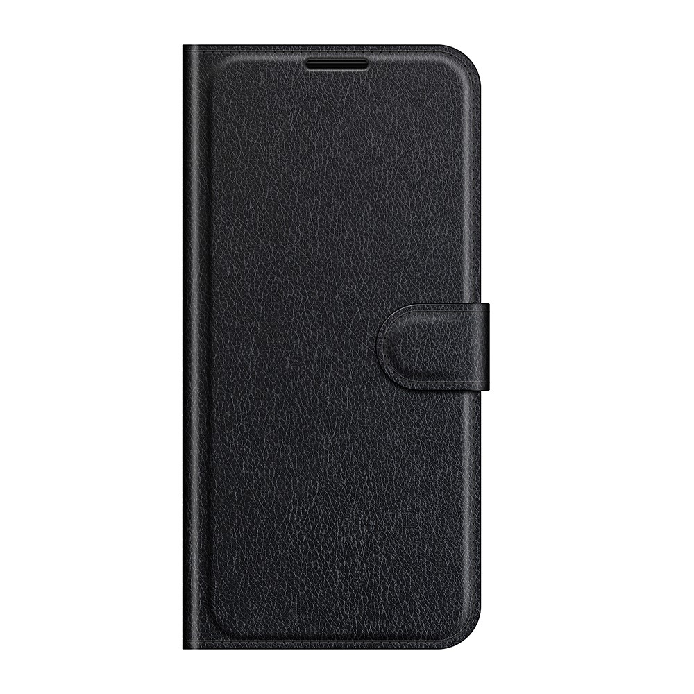  Nokia G10 / G20 Fodral Litchi Läder Svart