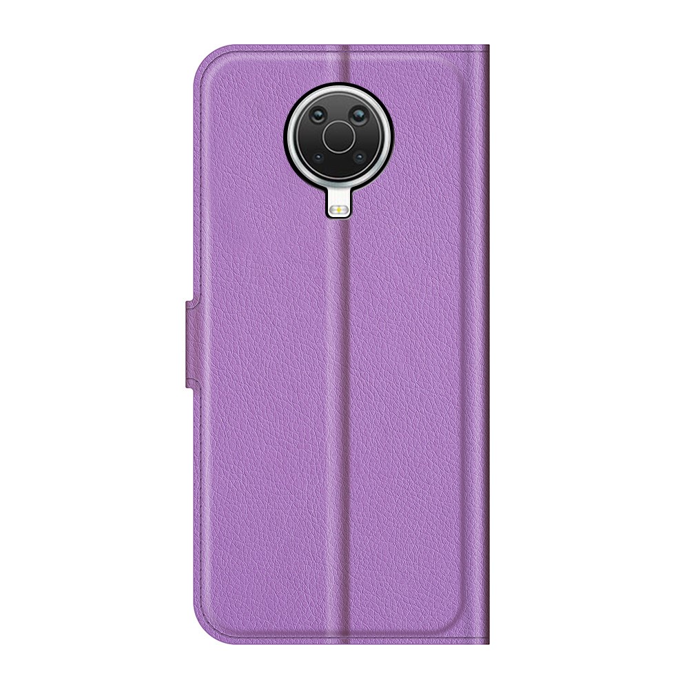  Nokia G10 / G20 Fodral Litchi Läder Lila