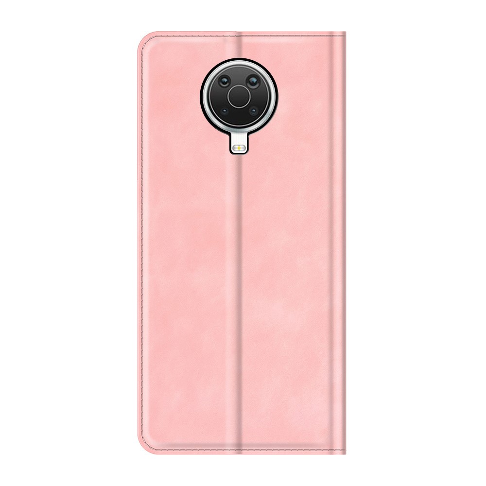  Nokia G10 / G20 Fodral Skin Touch Läder Rosa