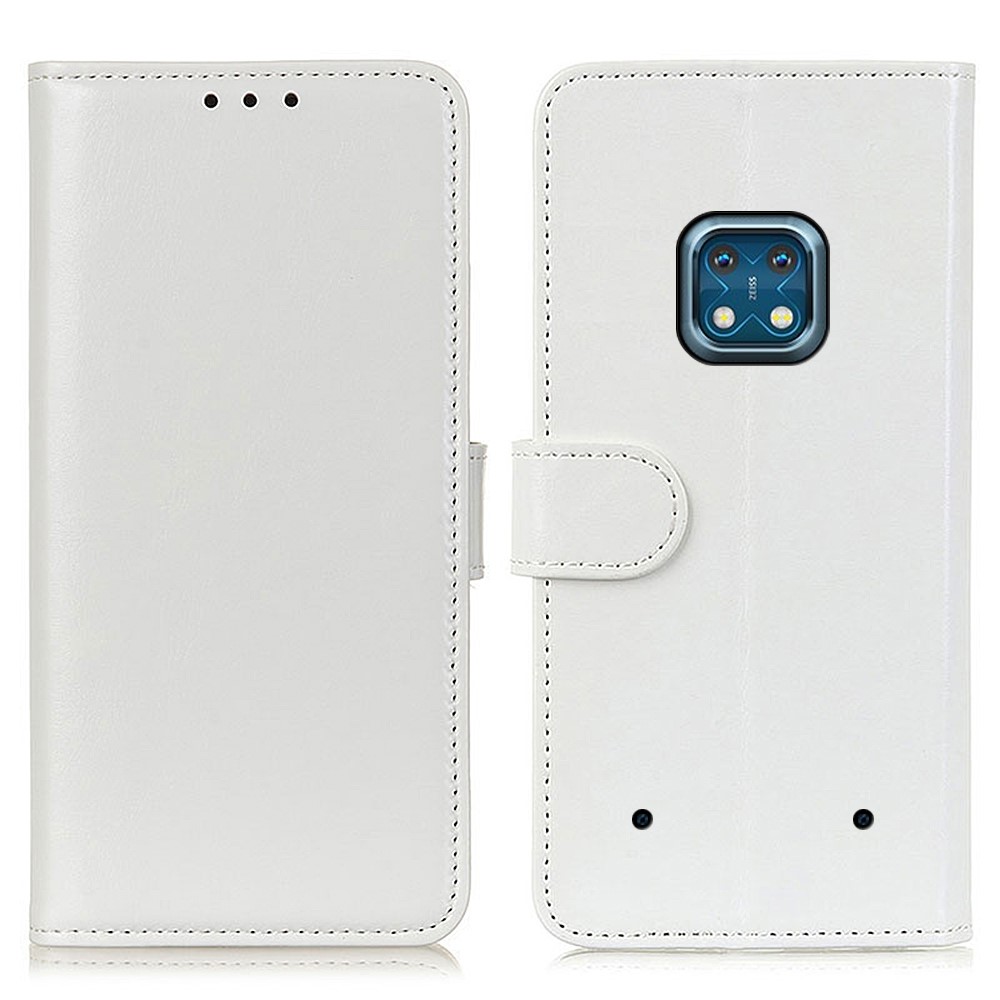  Nokia XR20 Fodral Crazy Horse Läder Vit