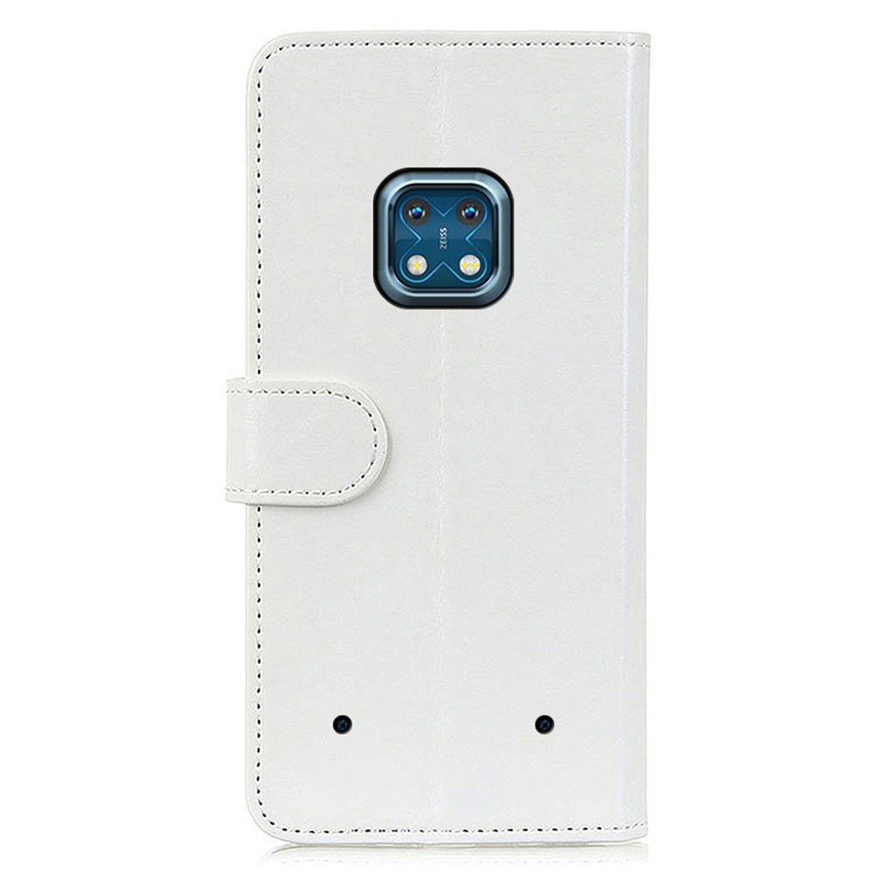  Nokia XR20 Fodral Crazy Horse Läder Vit