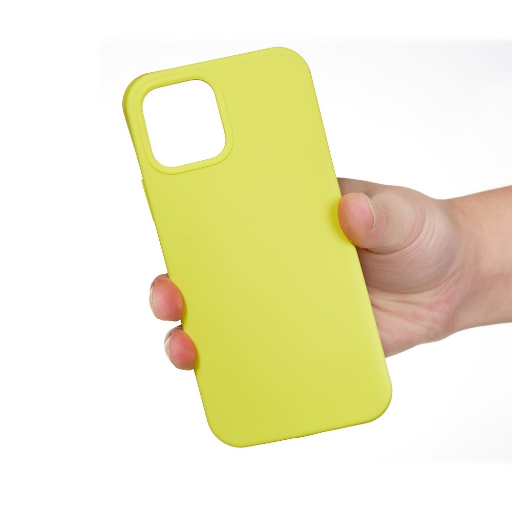  iPhone 13 Skal Liquid Silikon Gul