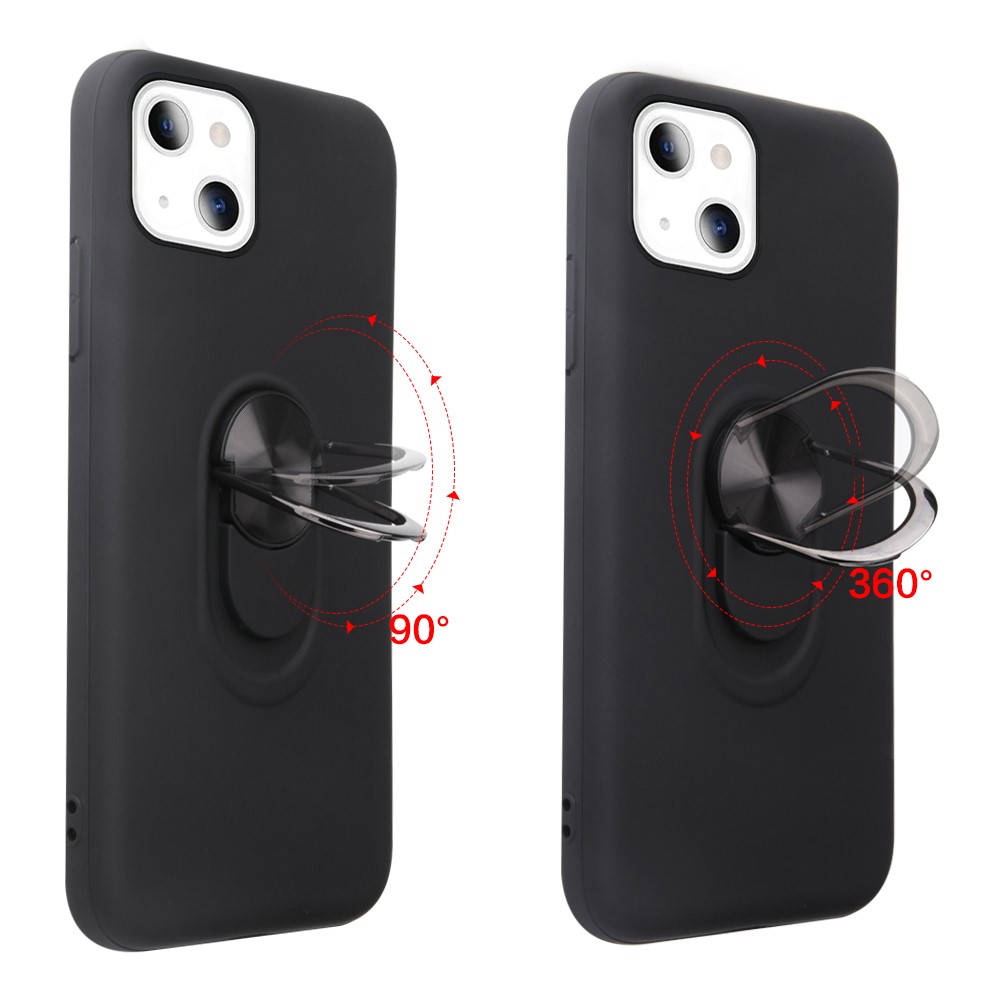  iPhone 13 Skal Hybrid Ring Hållare Blå