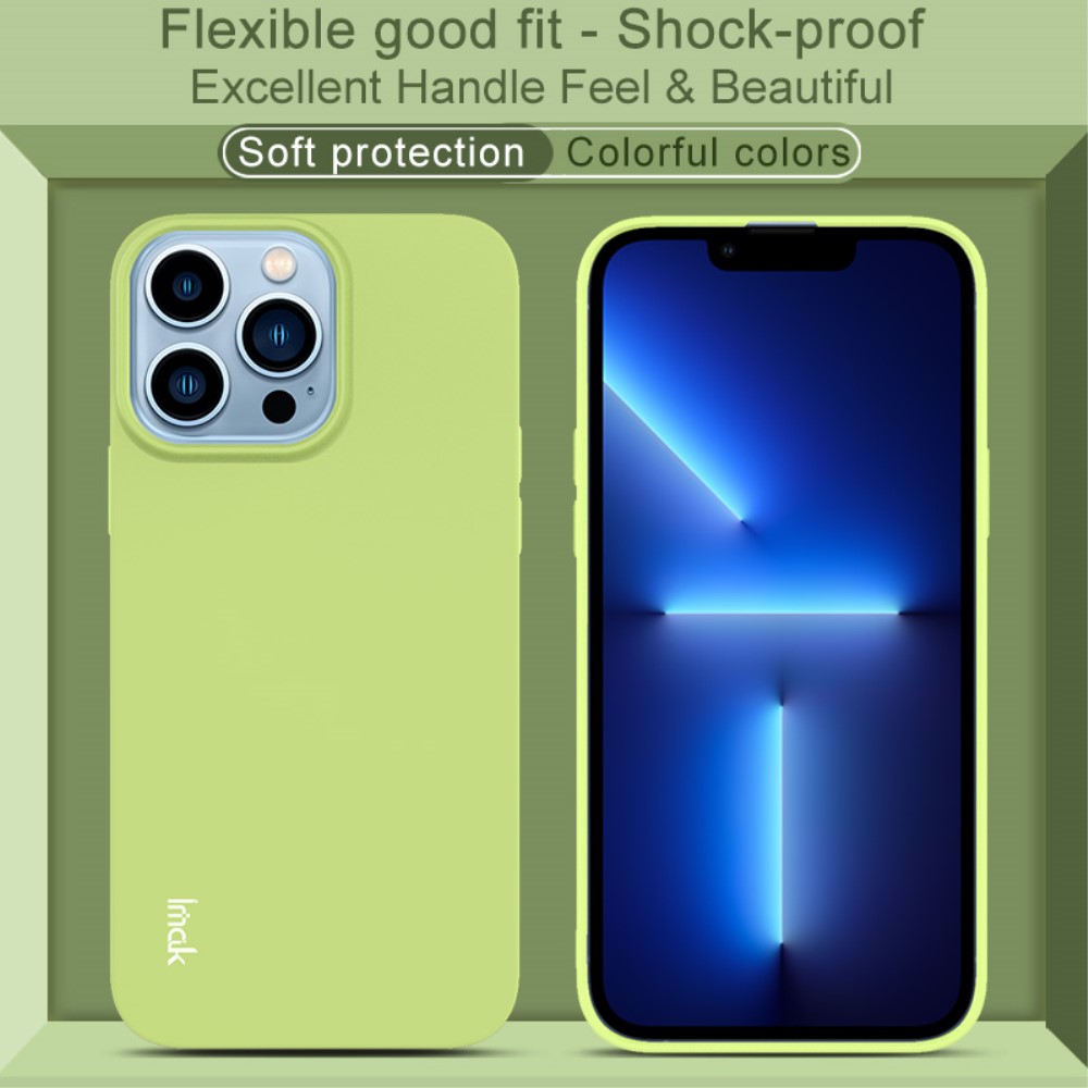 IMAK IMAK iPhone 13 Pro Max Skal Skin Touch TPU Grön