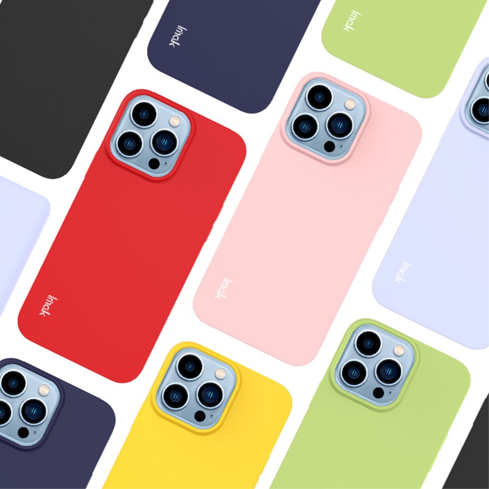 IMAK IMAK iPhone 13 Pro Max Skal Skin Touch TPU Grön