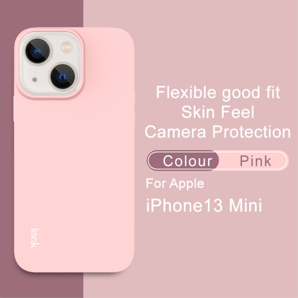 IMAK IMAK iPhone 13 Mini Skal Skin Touch TPU Ljus Rosa