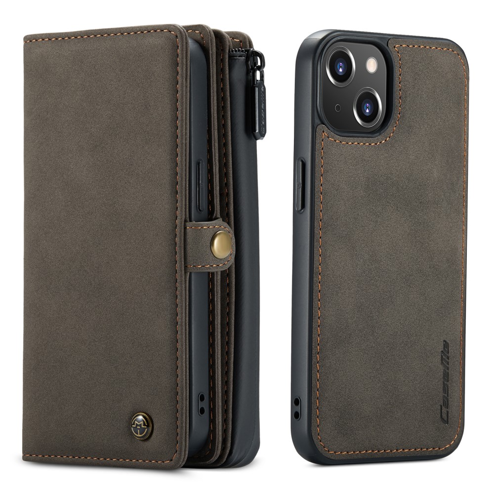 CASEME CASEME iPhone 13 Fodral/Skal Magnet 2in1 Multifunktionell Brun