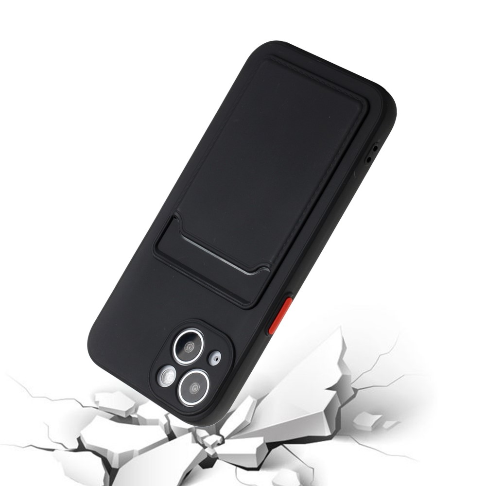  iPhone 13 Mini Skal Med Kortfack Svart
