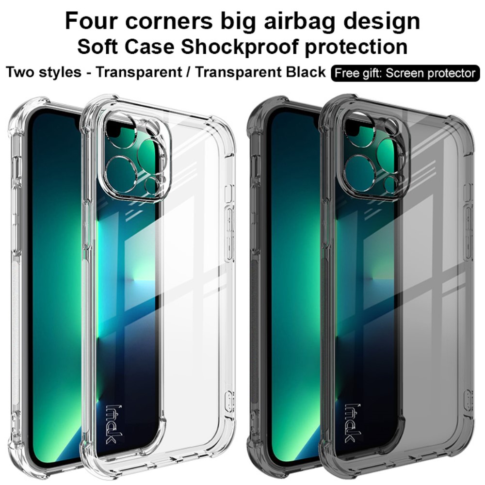 IMAK IMAK iPhone 13 Pro Max Skal Shockproof TPU + Skärmskydd