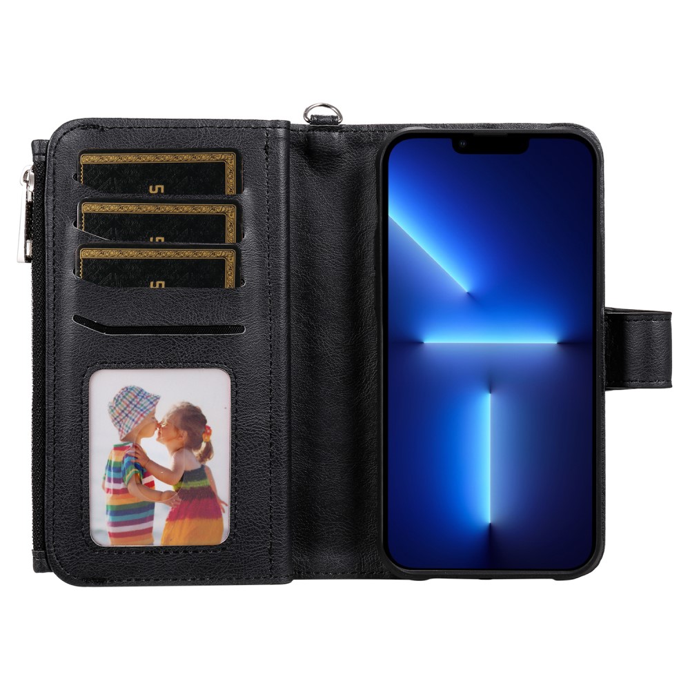  iPhone 13 Pro Fodral/Skal 2in1 Magnet Multifunktionellt Svart
