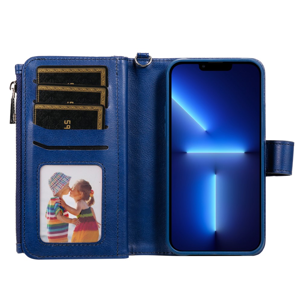  iPhone 13 Pro Fodral/Skal 2in1 Magnet Multifunktionellt Blå