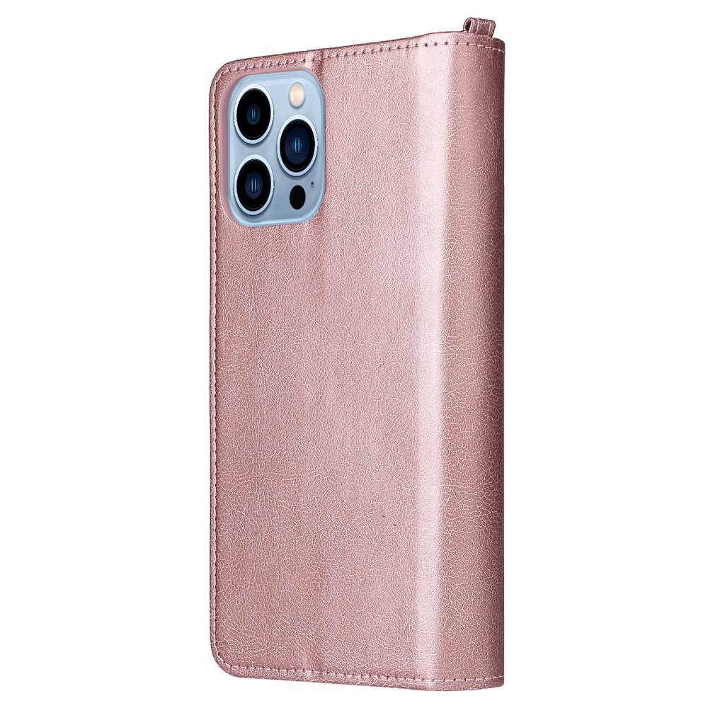  iPhone 13 Pro Max Fodral/Skal 2in1 Magnet Multifunktionellt Roséguld