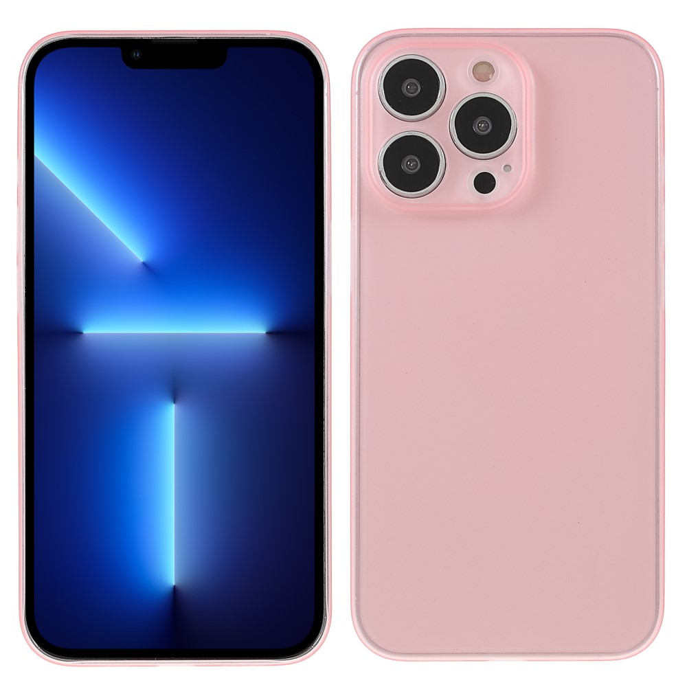  iPhone 13 Pro Max Skal Ultra Tunn Frostad Ljus Rosa