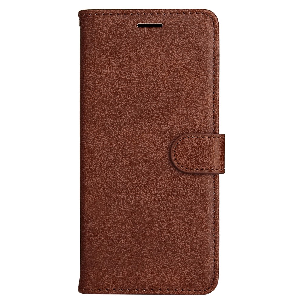  Xiaomi Redmi 10 Fodral Solid Läder Brun