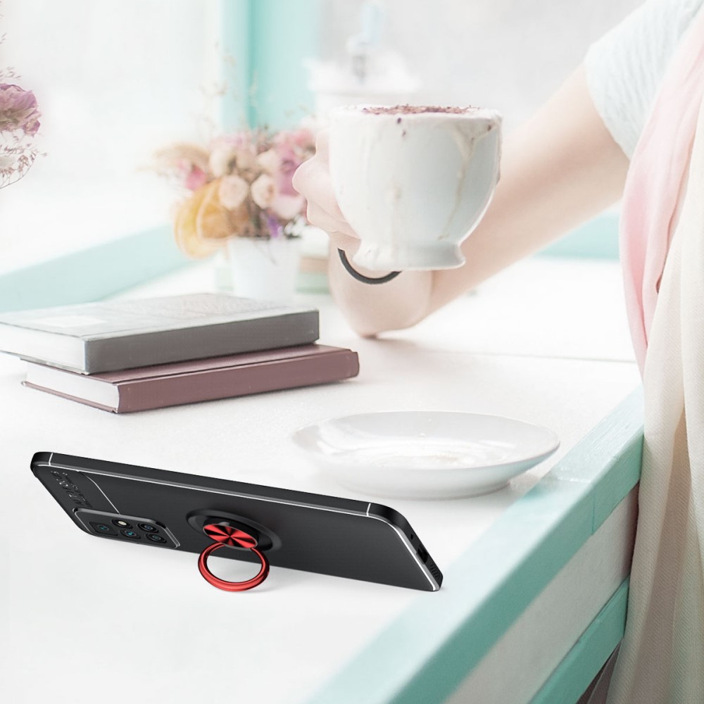 Xiaomi Redmi 10 Skal Ring Hållare Svart