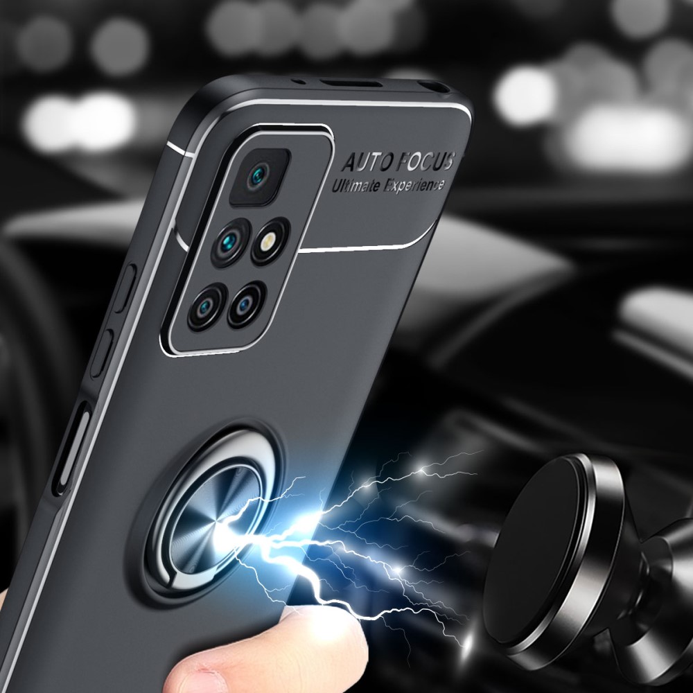  Xiaomi Redmi 10 Skal Ring Hållare Röd