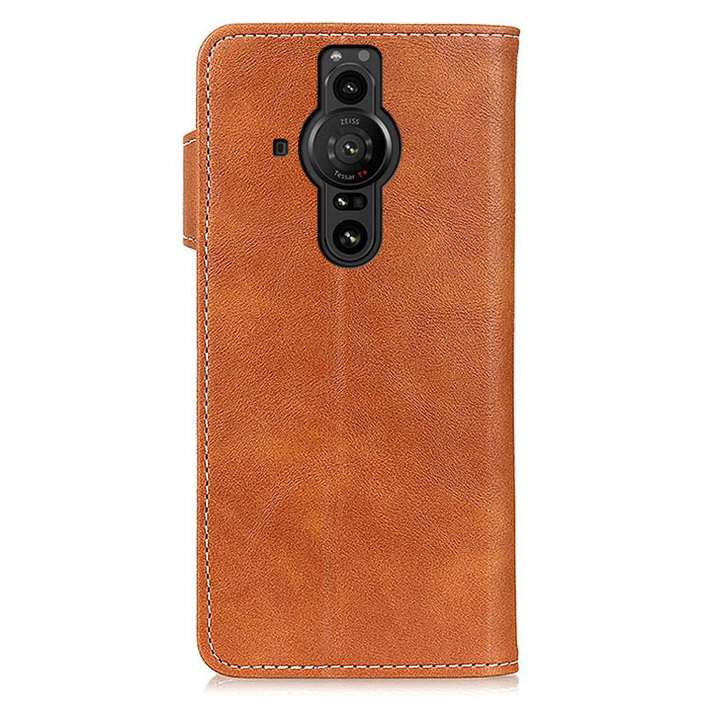  Sony Xperia Pro-I Fodral S-Line Läder Brun