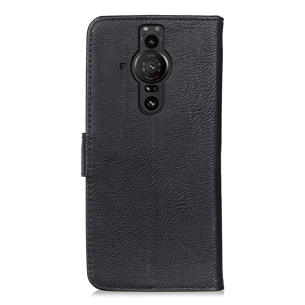 KHAZNEH KHAZNEH Sony Xperia Pro-I Fodral Läder Svart