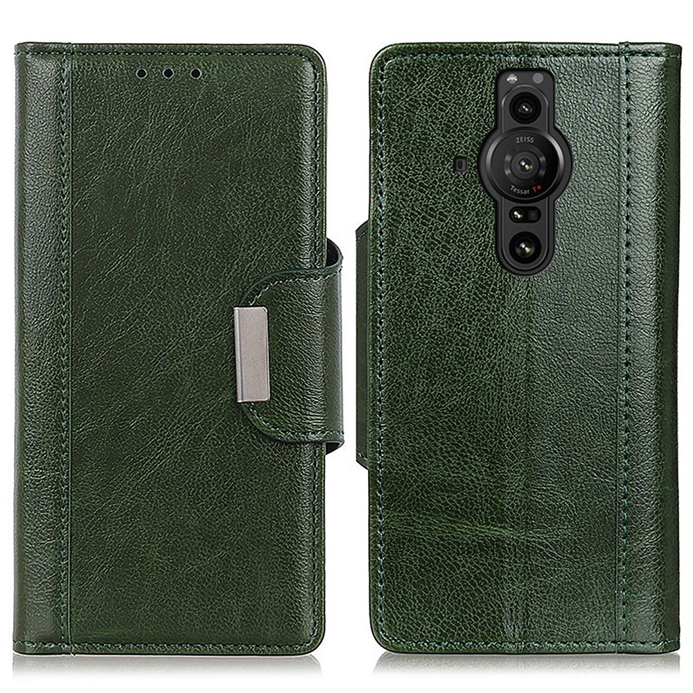  Sony Xperia Pro-I Fodral Plånbok Grön
