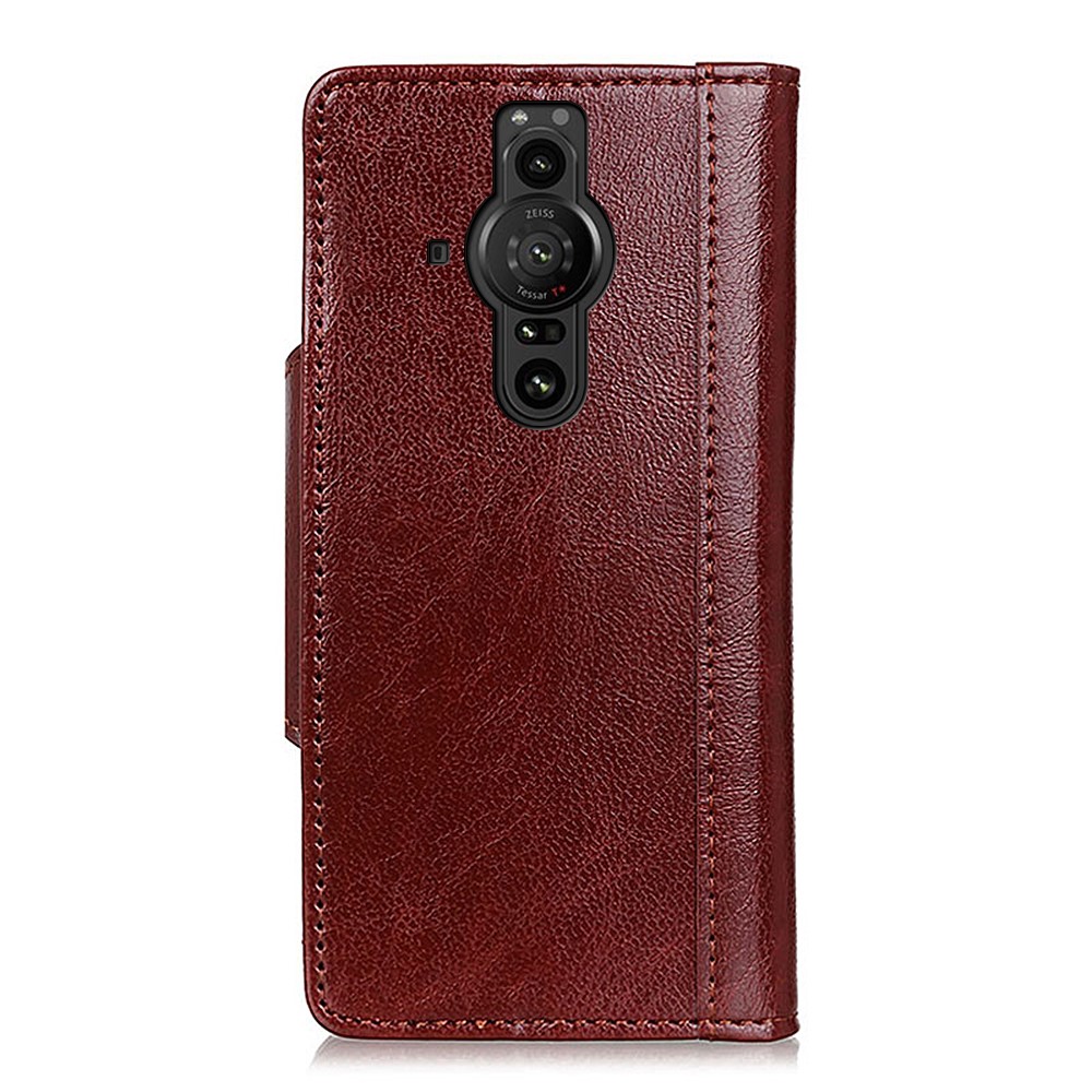 Sony Xperia Pro-I Fodral Plånbok Brun