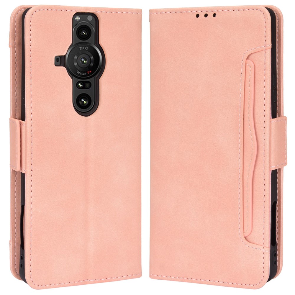  Sony Xperia Pro-I Fodral Med Avtagbart Kortfodral Ljus Rosa