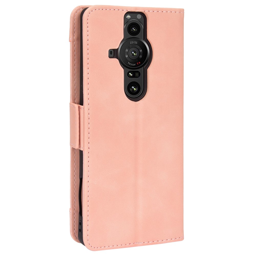  Sony Xperia Pro-I Fodral Med Avtagbart Kortfodral Ljus Rosa