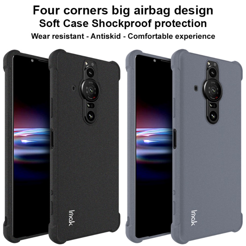 IMAK IMAK Sony Xperia Pro-I Skal Shockproof TPU + Skärmskydd Matt Grå