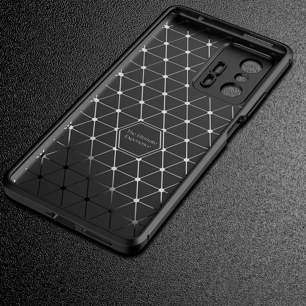  Xiaomi 11T / 11T Pro Skal Kolfiber Textur Blå