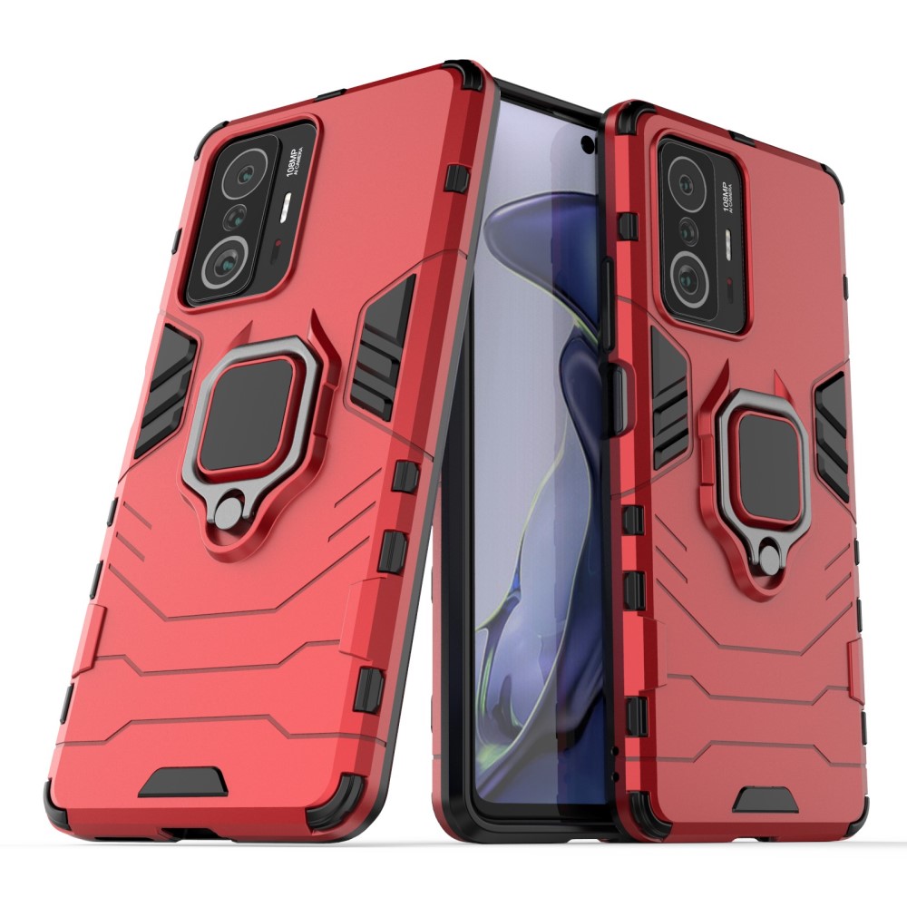  Xiaomi 11T / 11T Pro Skal Hybrid Armor Röd