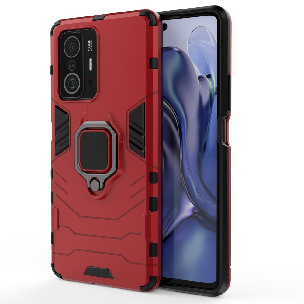  Xiaomi 11T / 11T Pro Skal Hybrid Armor Röd