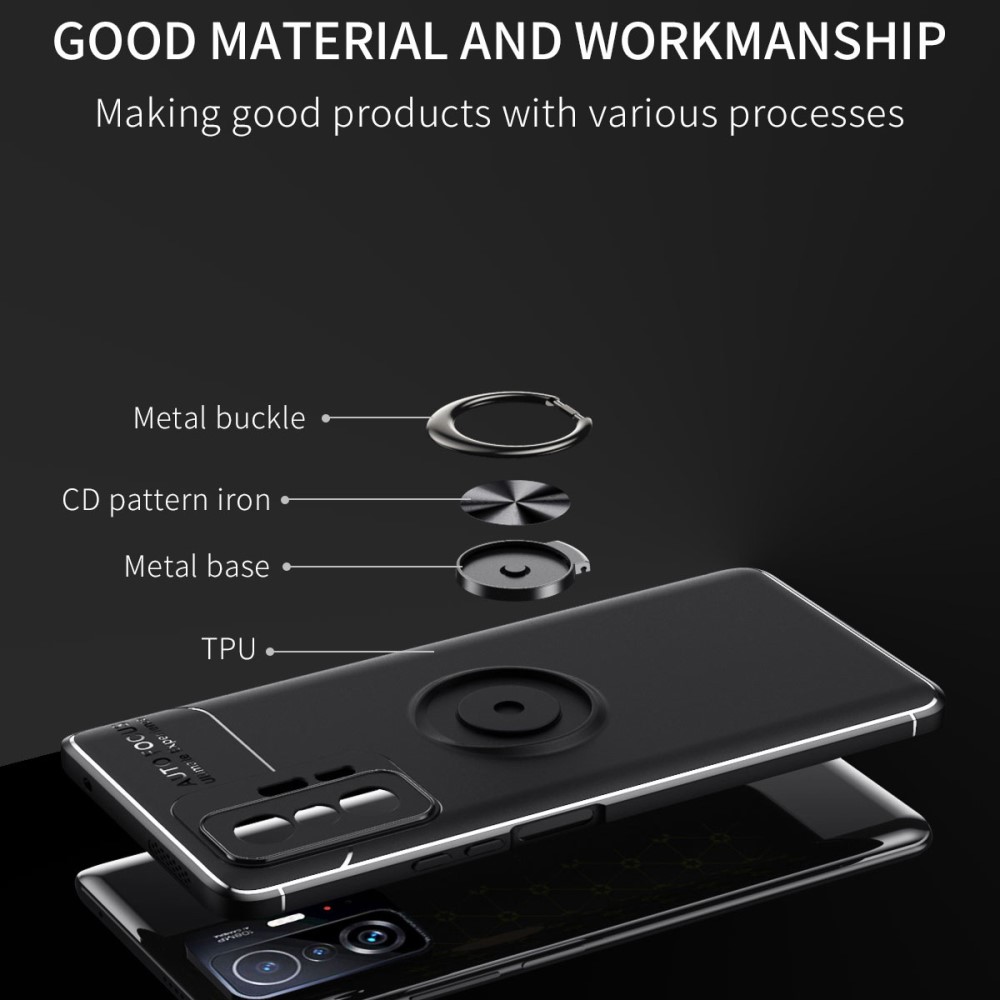  Xiaomi 11T / 11T Pro Skal Ring Blå