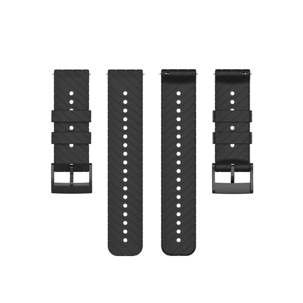  Silikon Armband (24mm) Svart