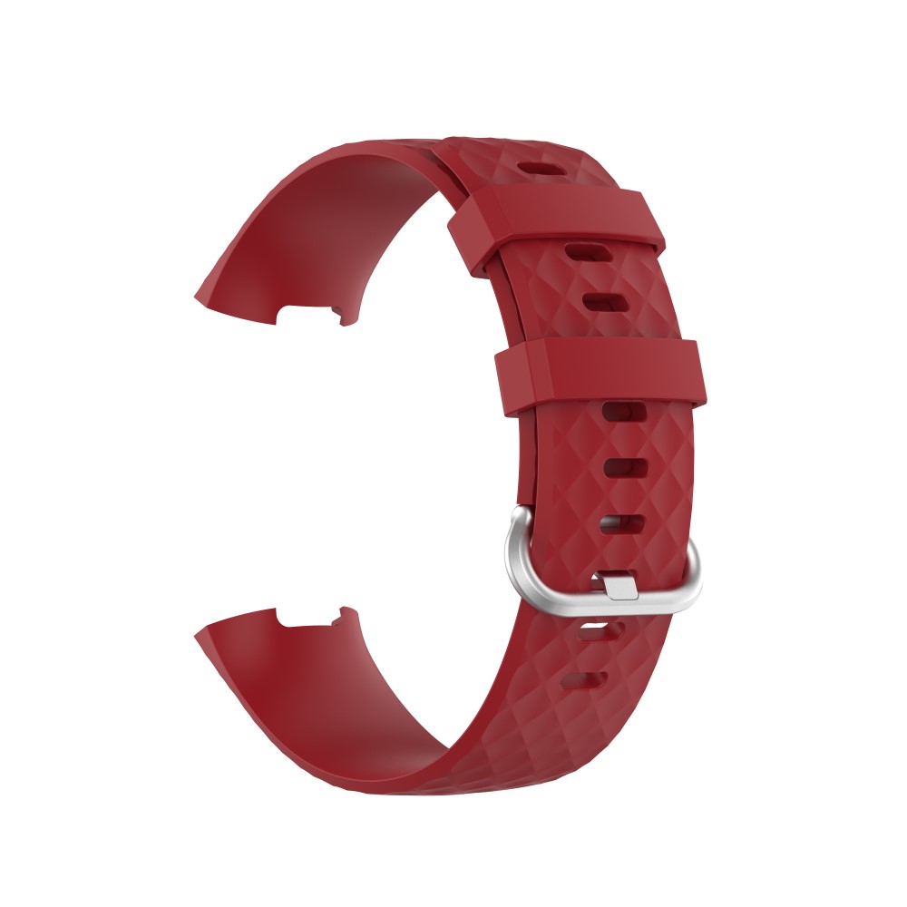  Armband Fitbit Charge 3 / 4 Röd