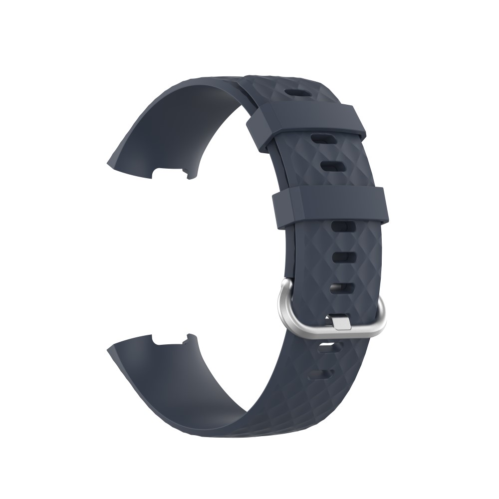  Armband Fitbit Charge 3 / 4 Mörk Blå