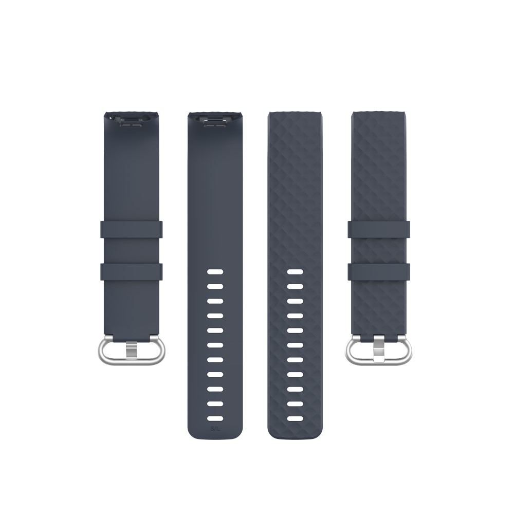  Armband Fitbit Charge 3 / 4 Mörk Blå