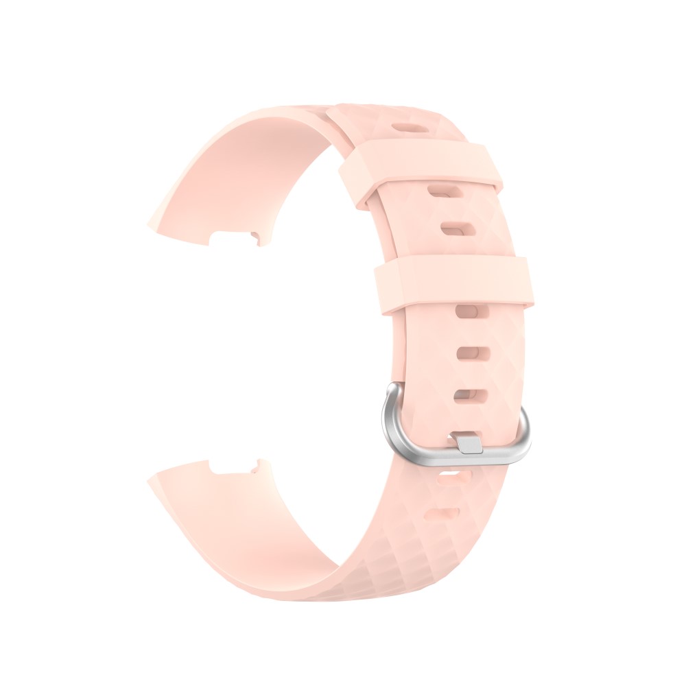  Armband Fitbit Charge 3 / 4 Ljus Rosa