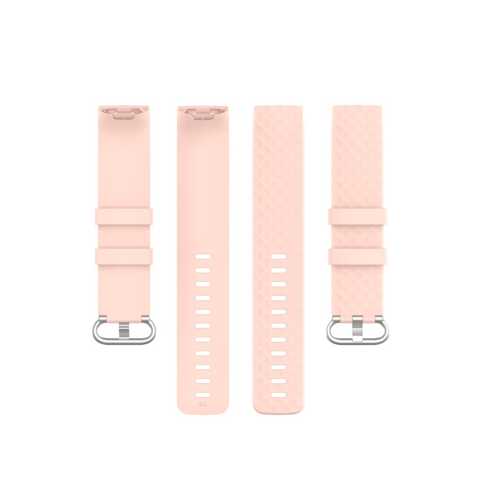 Armband Fitbit Charge 3 / 4 Ljus Rosa