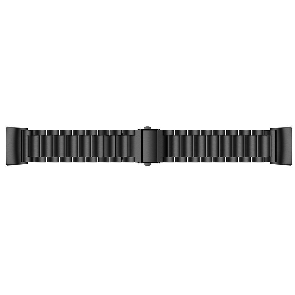  Lyxigt Metallarmband Fitbit Charge 3 / 4 Svart